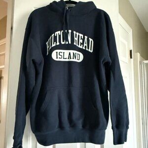 Hilton Head Island Graphic Hoodie Sweatshirt Navy Women’s Size Medium